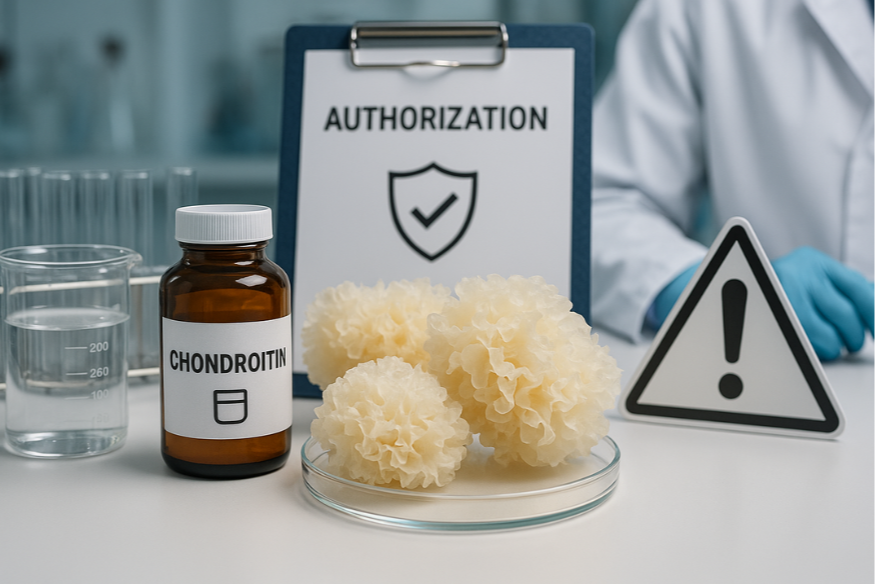 La chondroïtine issue de la Trémelle nécessite une autorisation Novel Food.