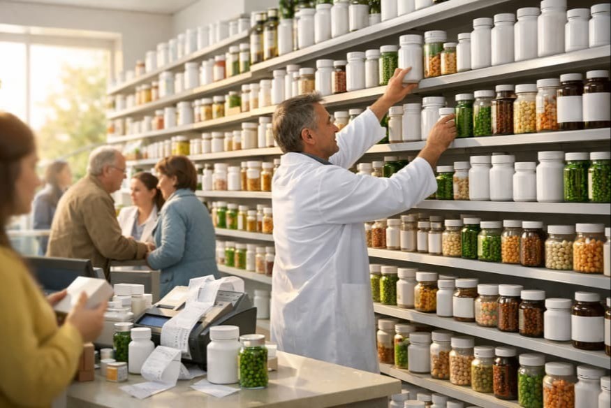Le marché de la nutraceutique progresse de 5 % en officine en janvier.